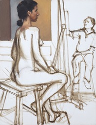 97. League figure painting